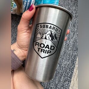 Klean Kanteen Subaru Stainless Steel Travel Tumbler - Silver